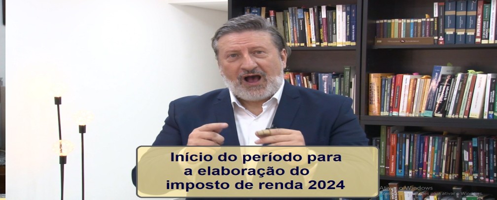 Início do período para a elaboração do imposto de renda 2024