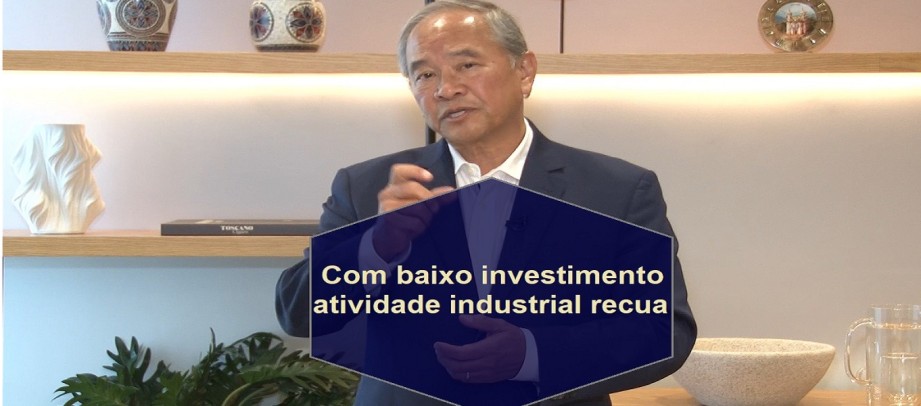 Com baixo investimento atividade indústrial recua