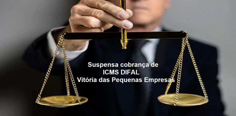 Justiça Suspende Cobrança de ICMS DIFAL em Vitória das Pequenas Empresas