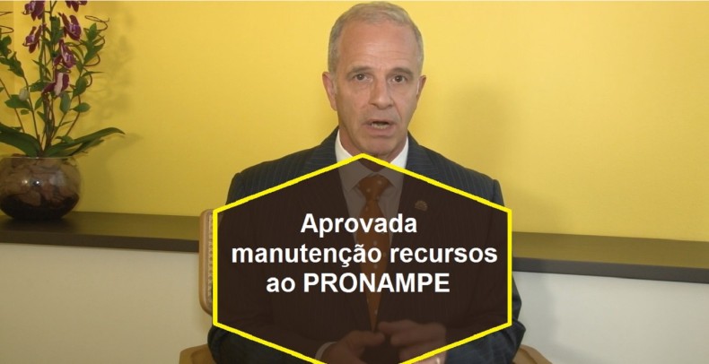 Pronampe : Aprovado a manutenção de recursos  no Senado