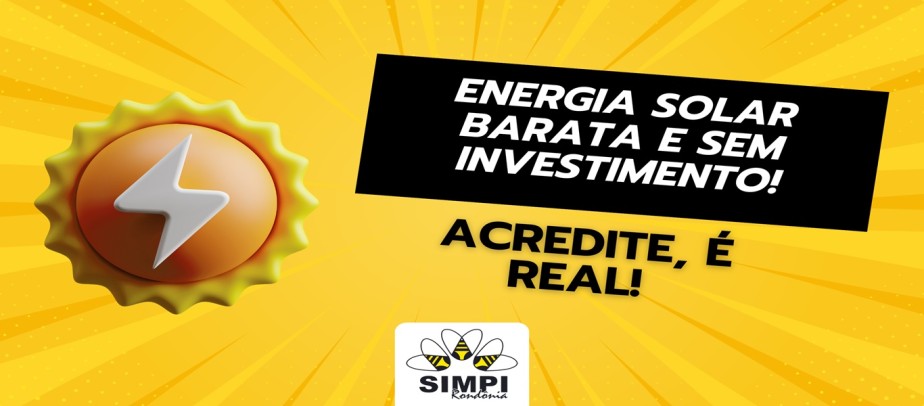 Simpi soluciona custo de Energia para Pequenas Empresas, sem investimento inicial. Sim você leu certo, acredite!