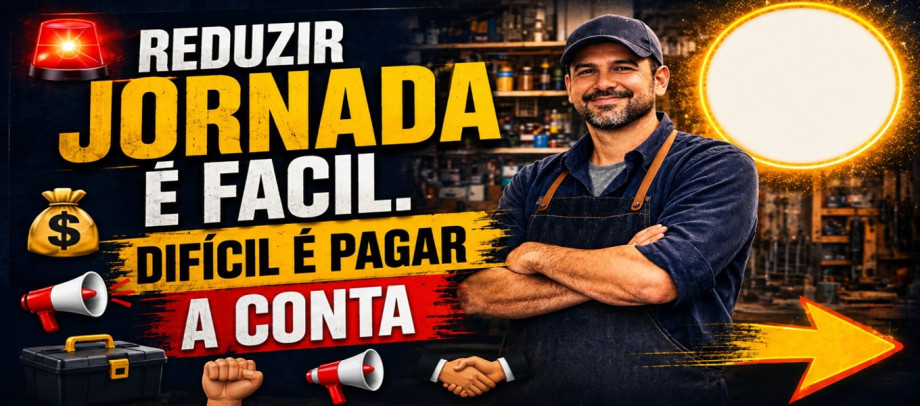 Reduzir a Jornada é Fácil. Difícil é Pagar a Conta.